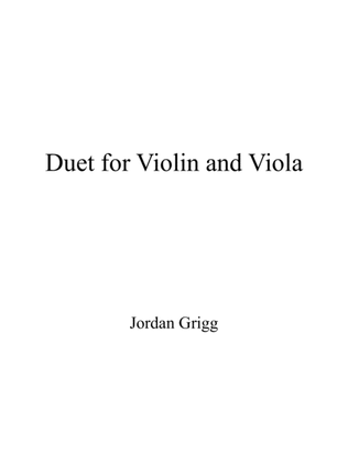 Book cover for Duet for Violin and Viola