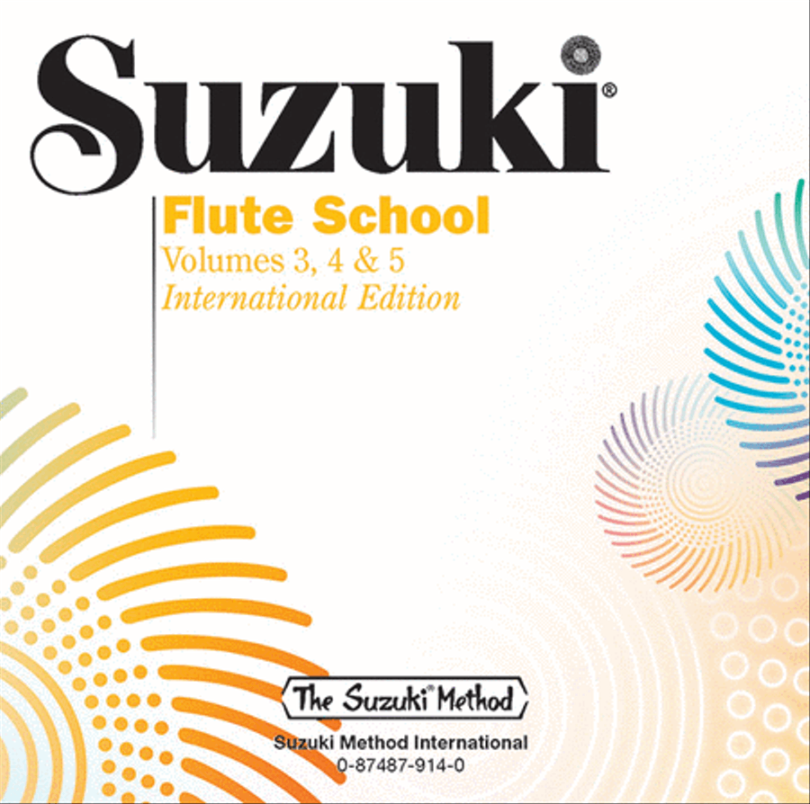 Suzuki Flute School, Volumes 3, 4 & 5 Flute scores gallery preview page 1