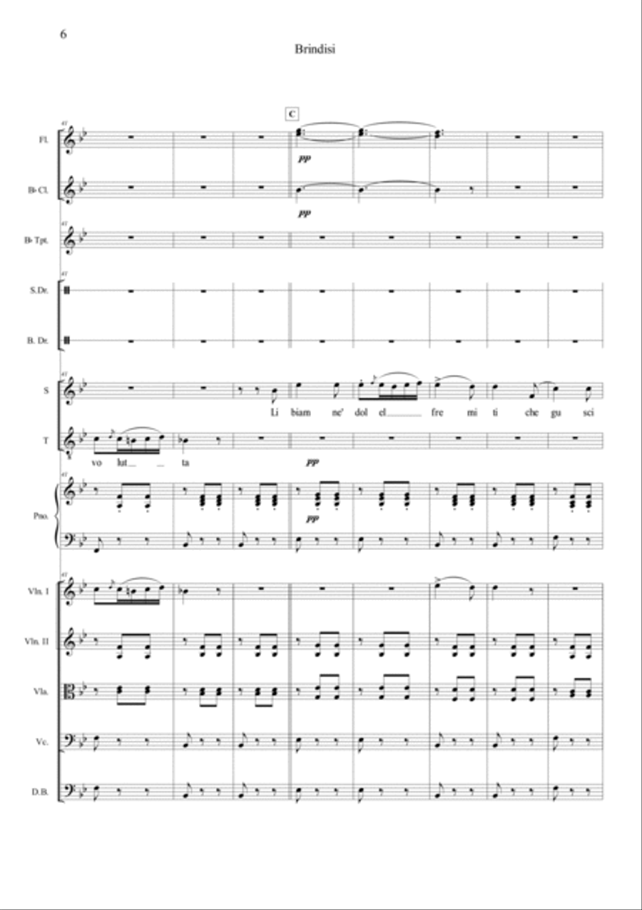 Brindisi Brindisi Orchestra scores gallery preview page 6