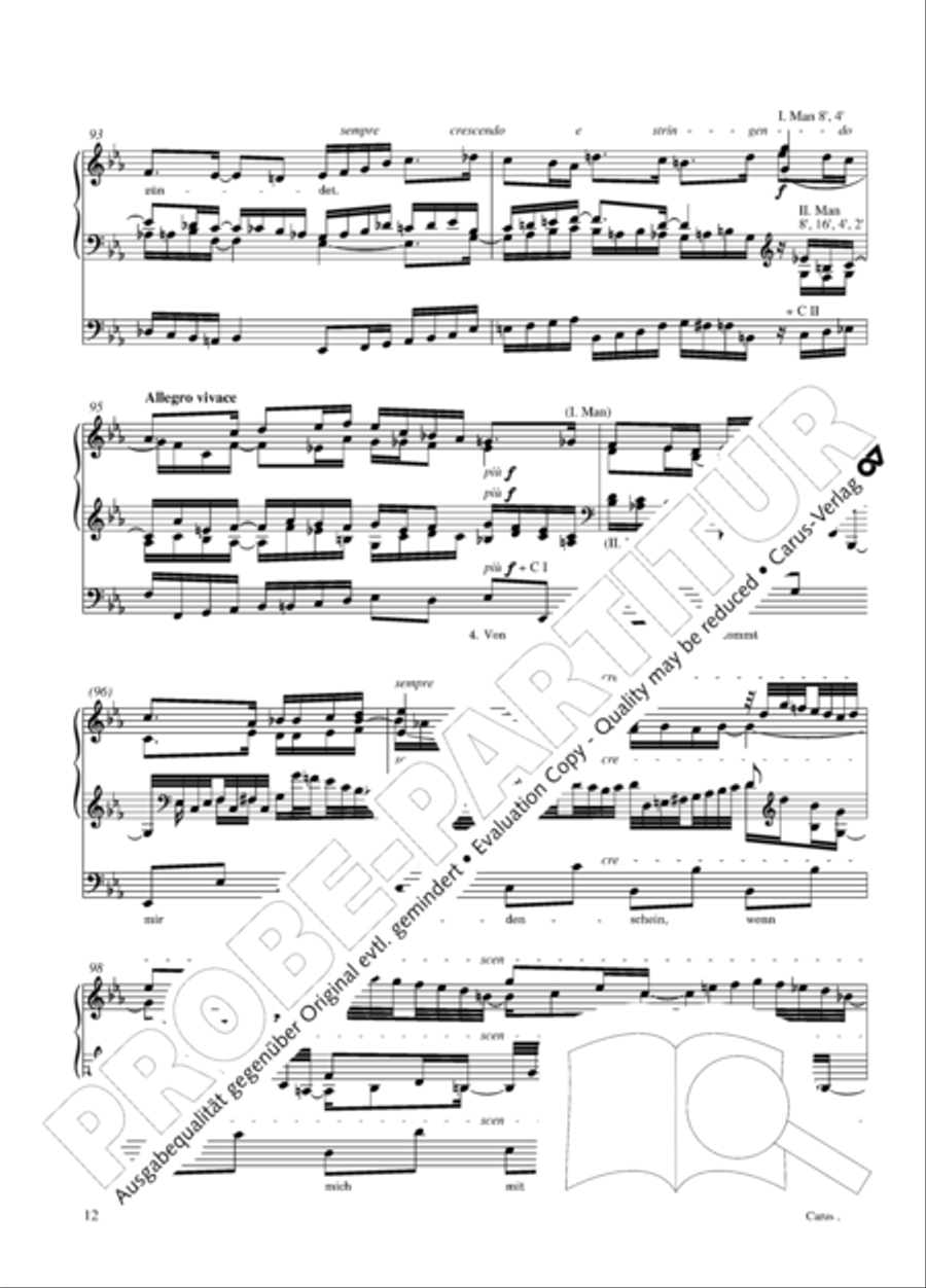 Choralphantasie Op. 40 Organ scores gallery preview page 13