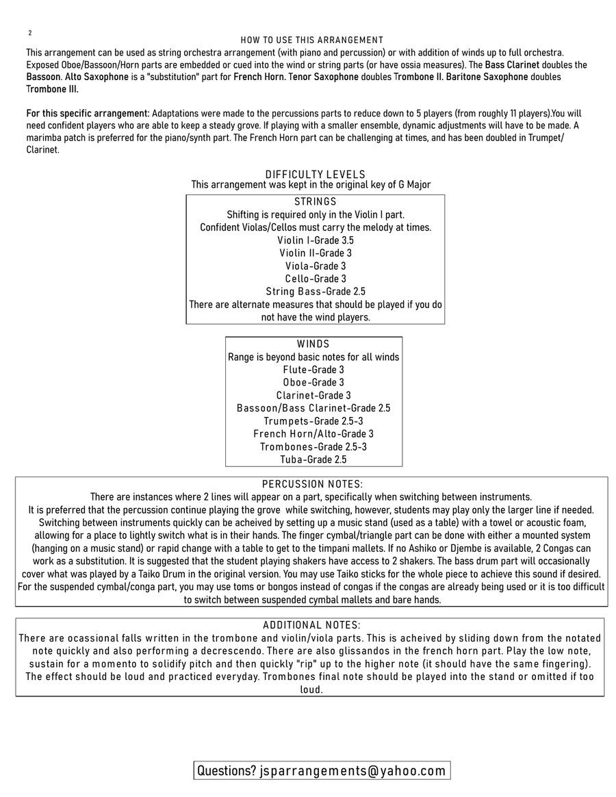 Baba Yetu Full Orchestra scores gallery preview page 3
