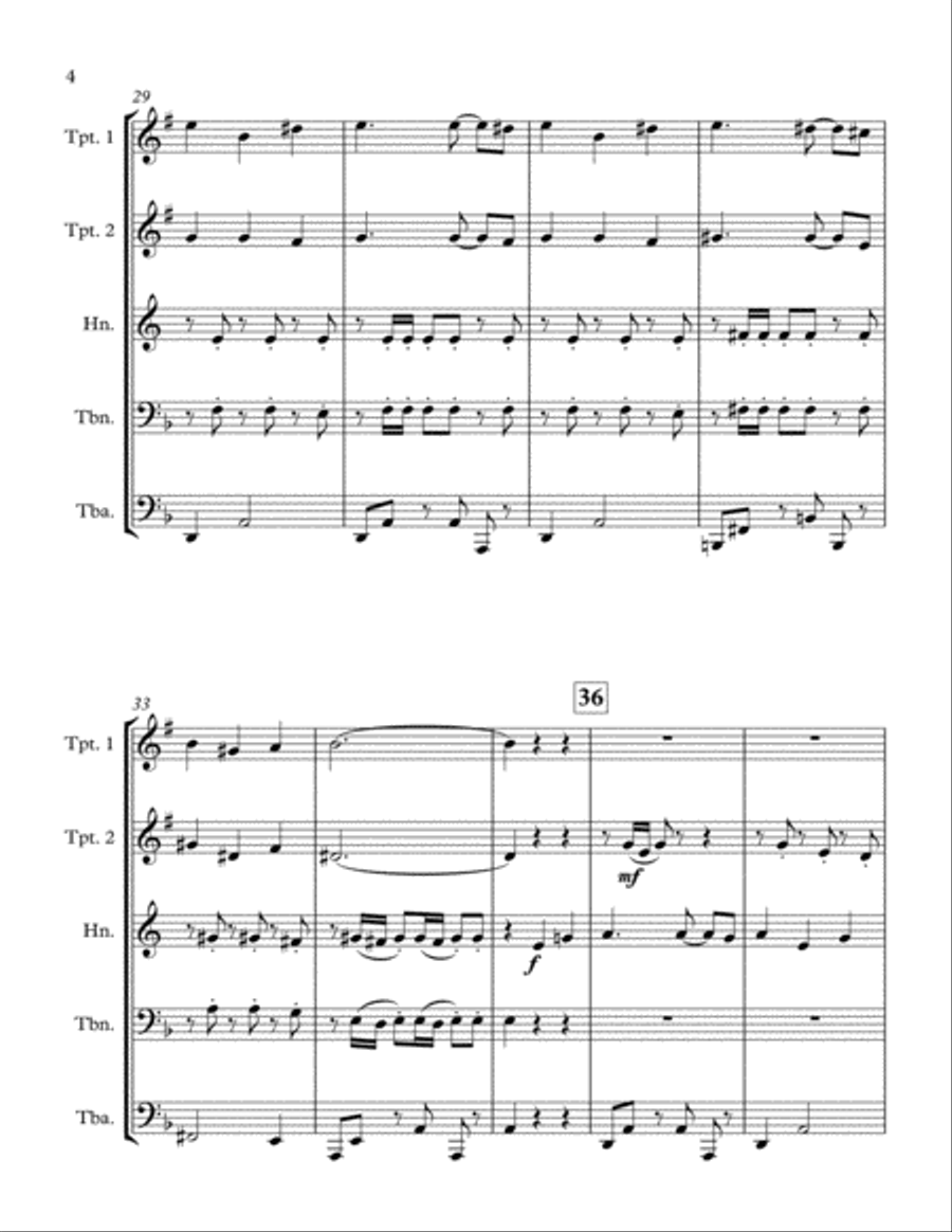Man Of La Mancha (reprise) School and Community scores gallery preview page 4