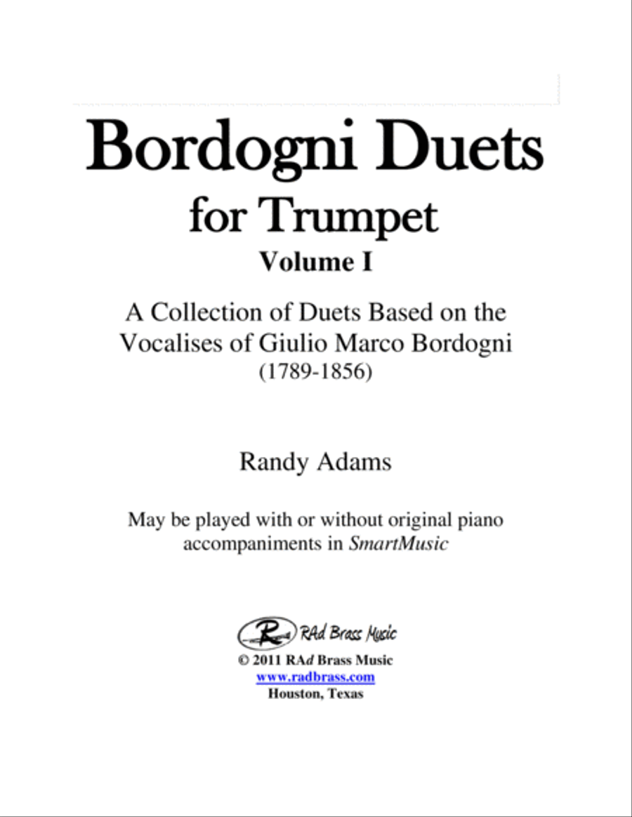 Bordogni Duets for Trumpet Trumpet Duet scores gallery preview page 3