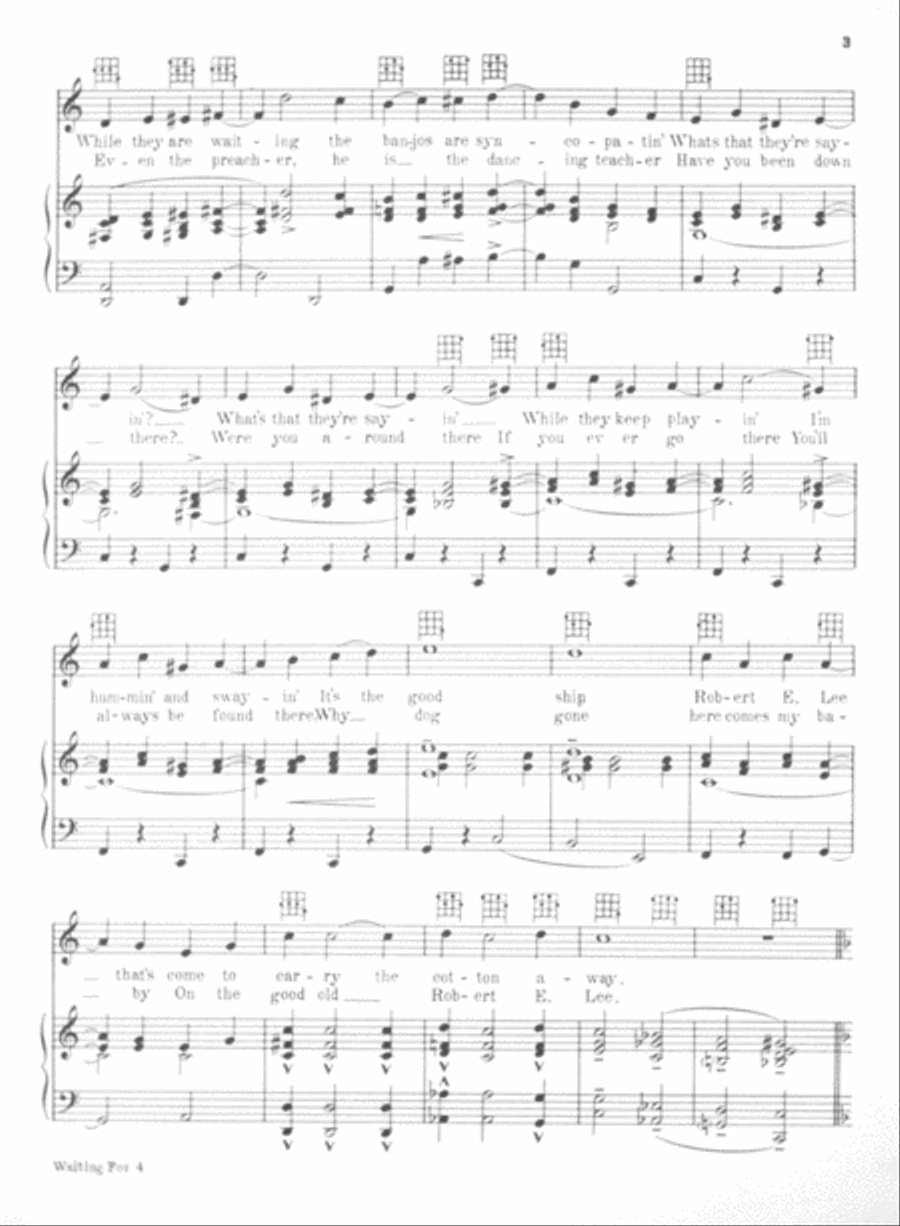 Waiting for the Robert E. Lee Voice scores gallery preview page 3