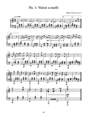 Two Short Waltzes Op. 8, No. 1