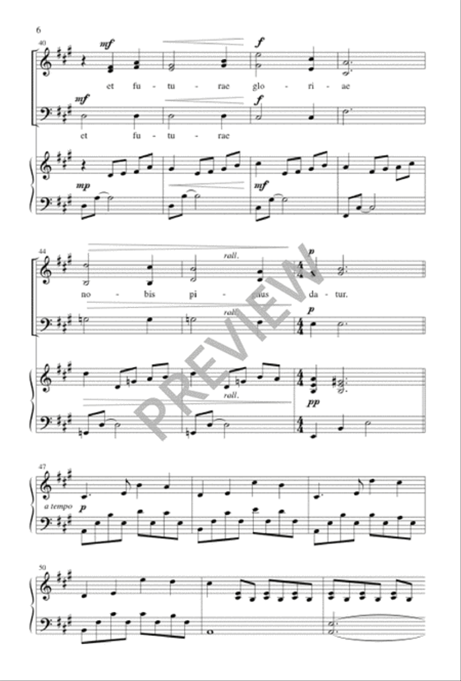 O Sacrum Convivium O Sacrum Convivium 3-Part scores gallery preview page 7