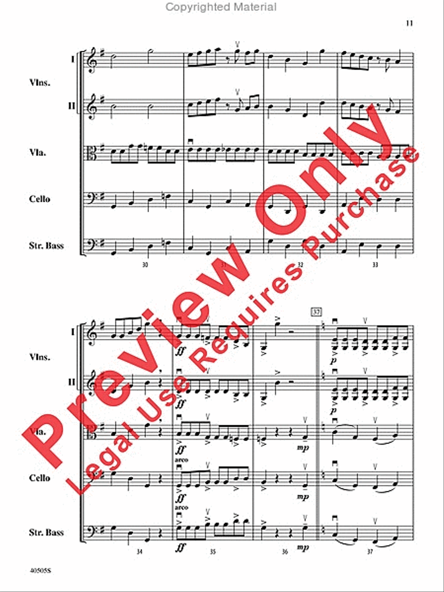 A Fiddler's Fancy String Orchestra scores gallery preview page 11