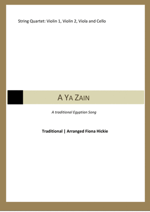 Book cover for A Ya Zain