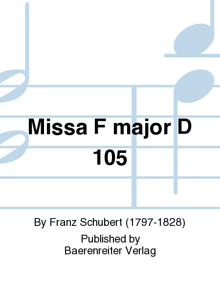 Mass in F major D 105