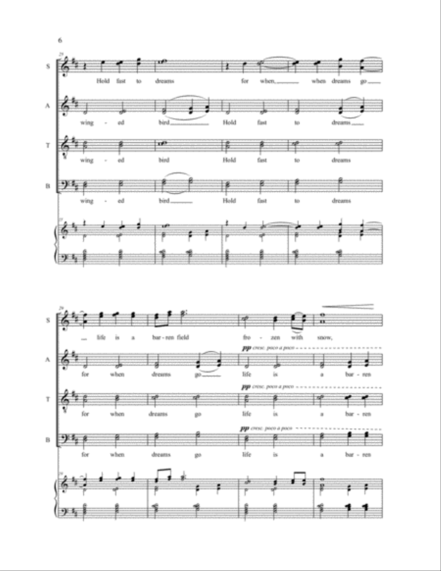 Hold Fast to Dreams Hold Fast to Dreams 4-Part scores gallery preview page 9