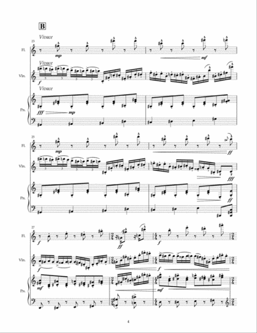 Tanec Tanec Flute scores gallery preview page 4