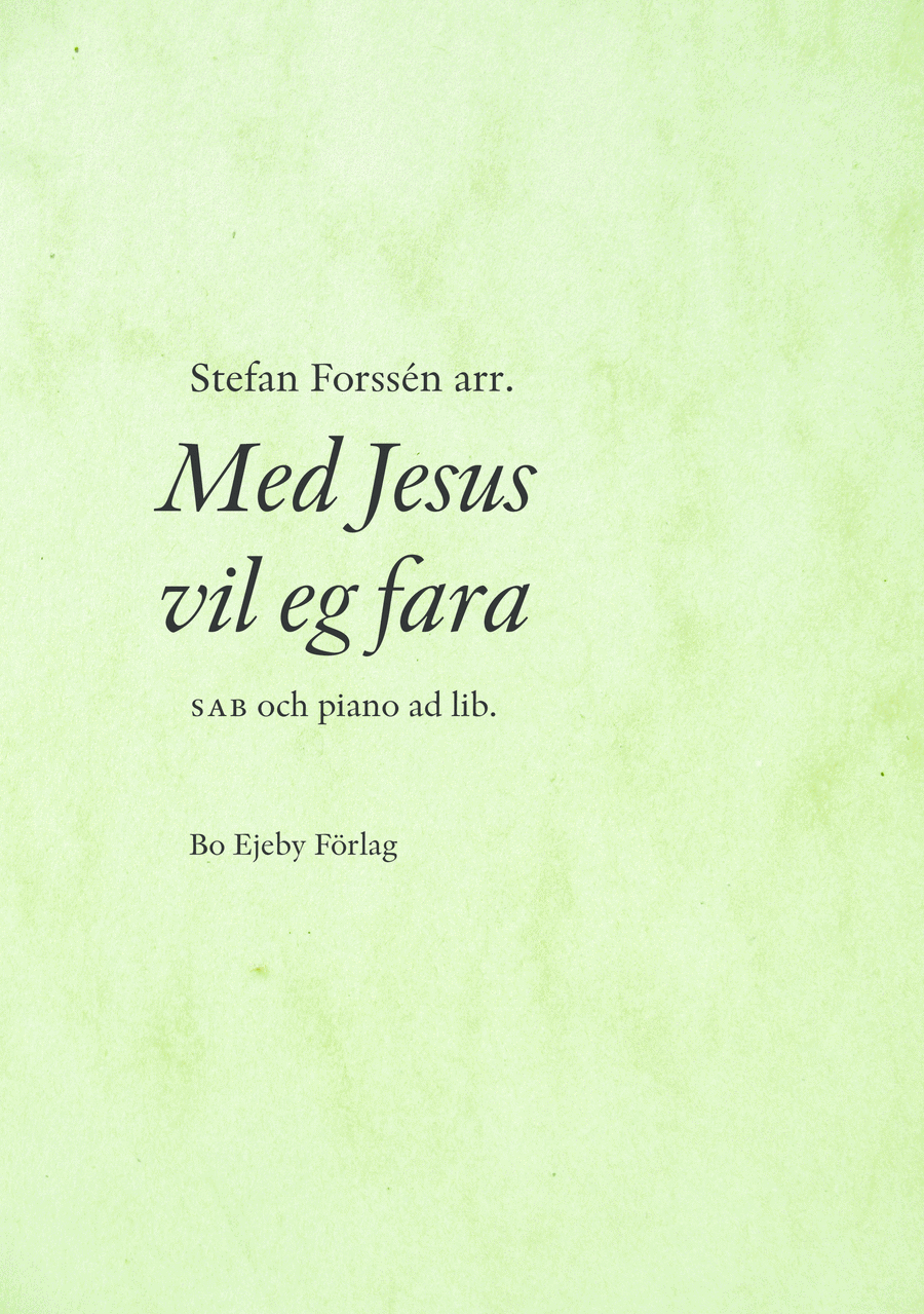 Med Jesus vil eg fara 3-Part scores gallery preview page 1