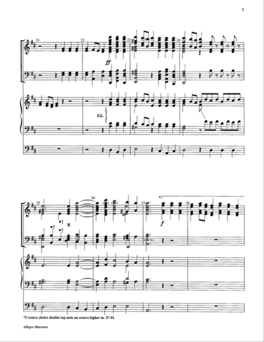 Allegro Maestoso 5-Octaves scores gallery preview page 15