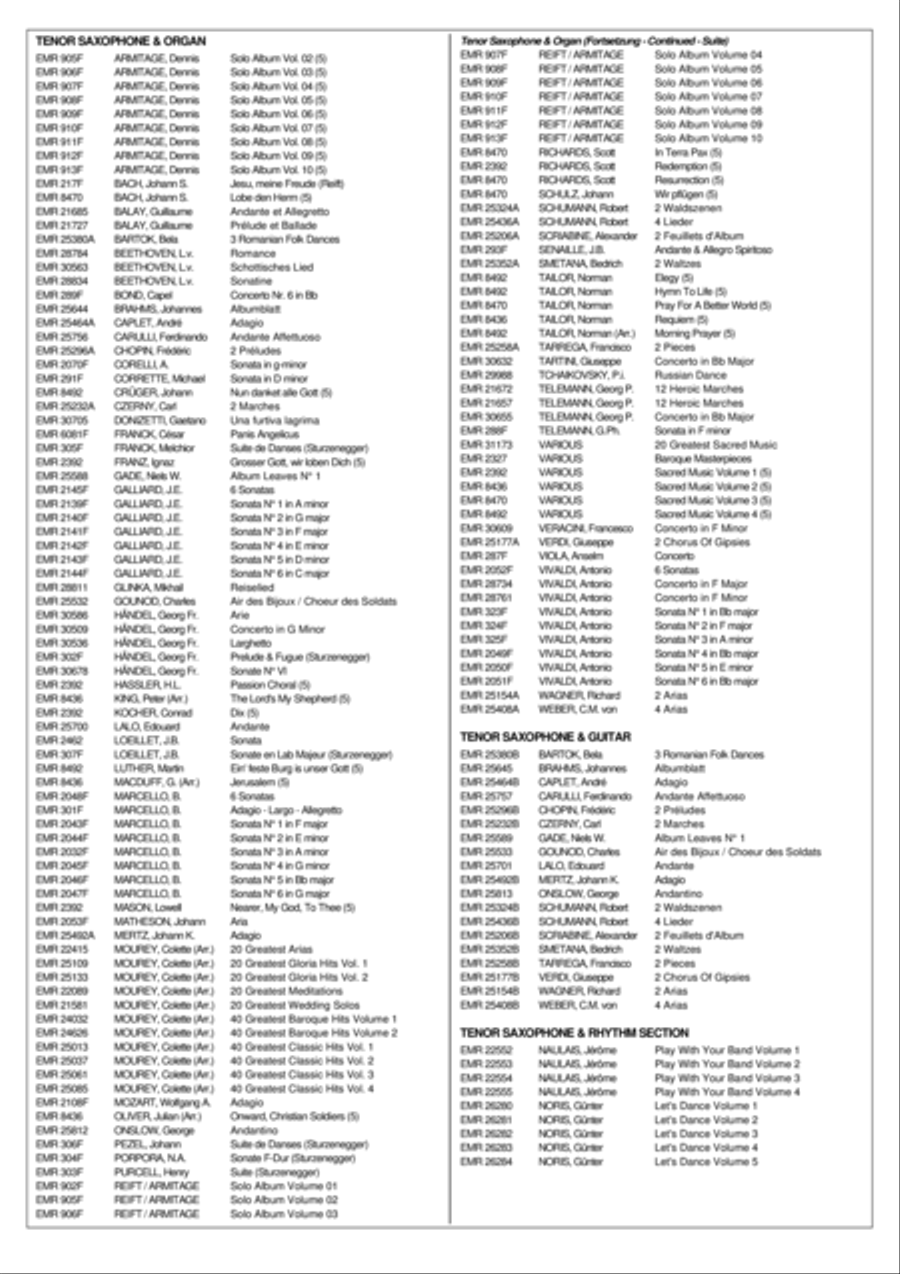My First Concertos Volume 4 Tenor Saxophone scores gallery preview page 14