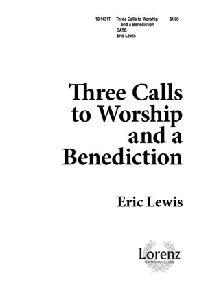 Book cover for Three Calls to Worship and a Benediction