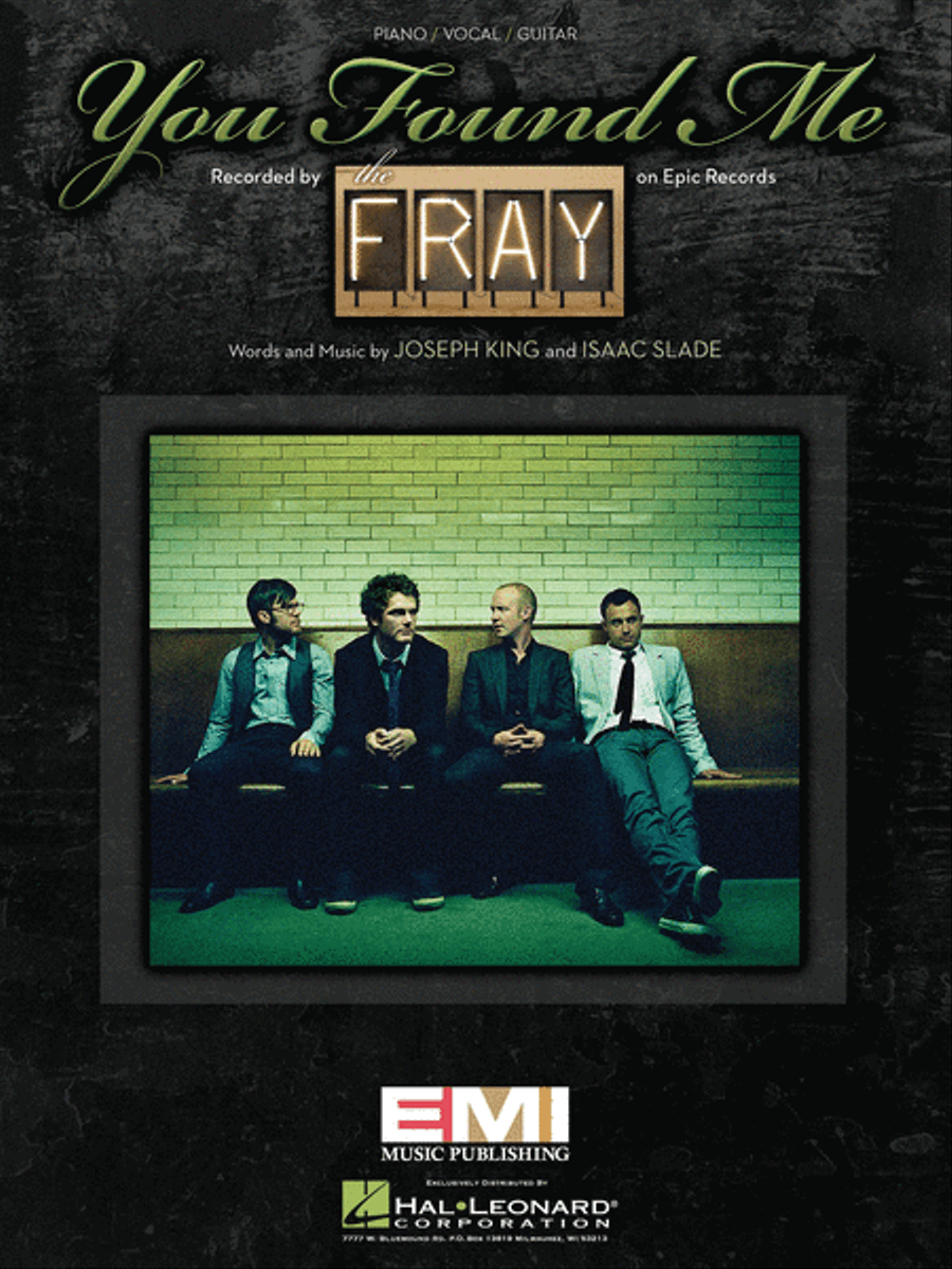 You Found Me Piano, Vocal, Guitar scores gallery preview page 1