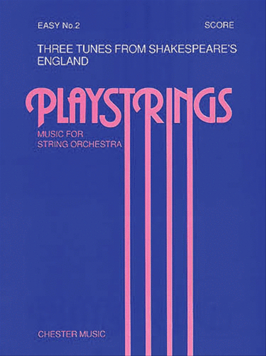 3 Tunes from Shakespeare's England String Orchestra scores gallery preview page 1