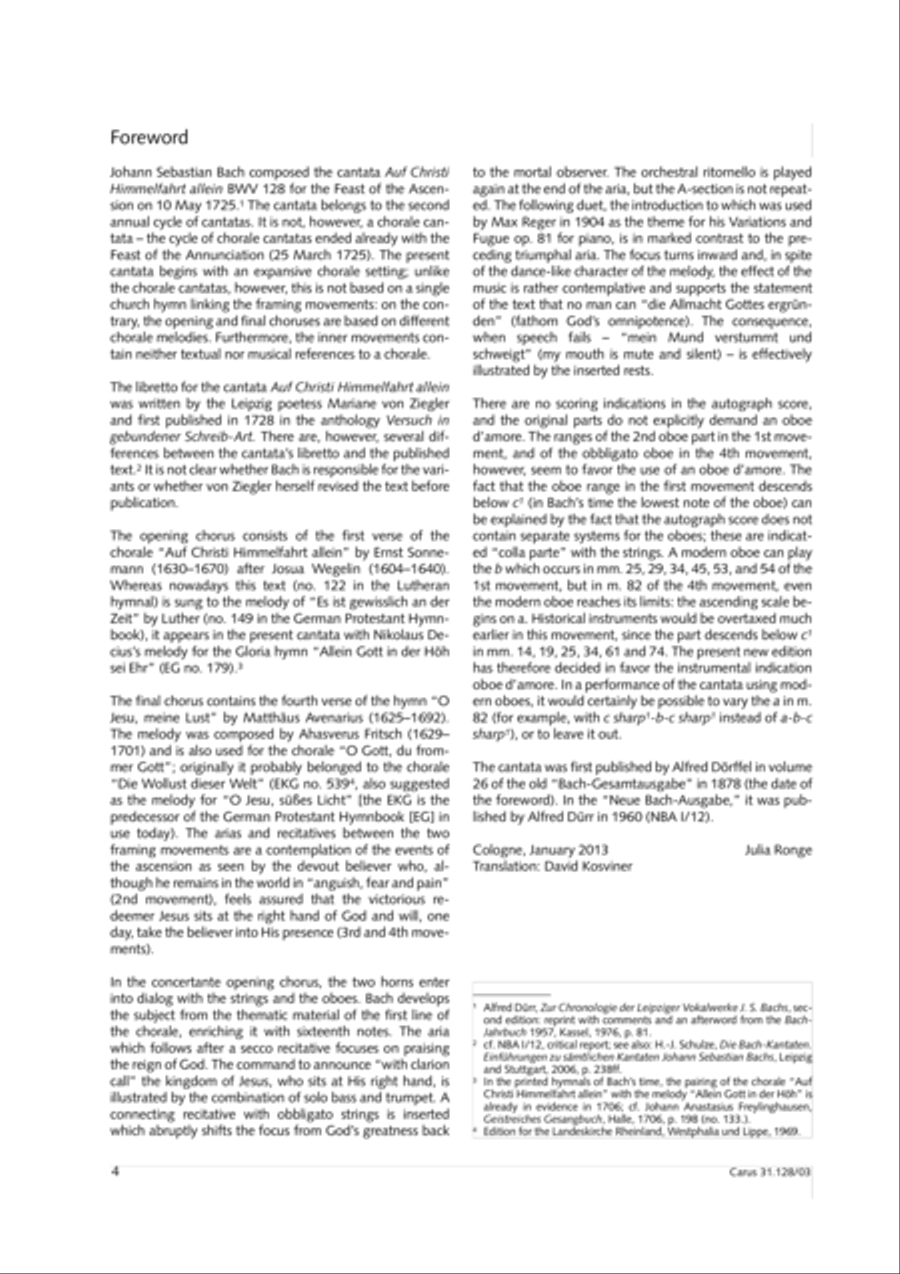 On Jesus Christ's ascent on high (Auf Christi Himmelfahrt allein) ATB scores gallery preview page 5