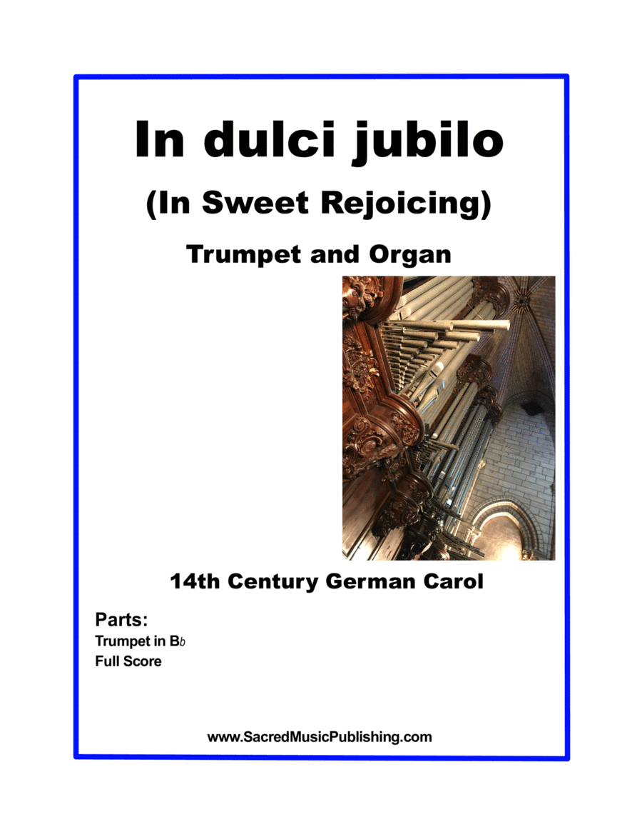 In dulci jubilo - One Trumpet and Organ Trumpet Duet scores gallery preview page 1