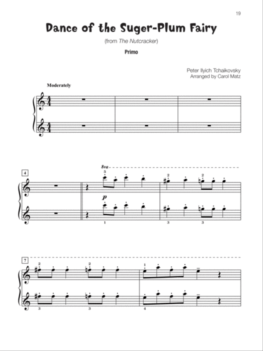 Famous & Fun Christmas Duets, Book 5 Small Ensemble scores gallery preview page 8