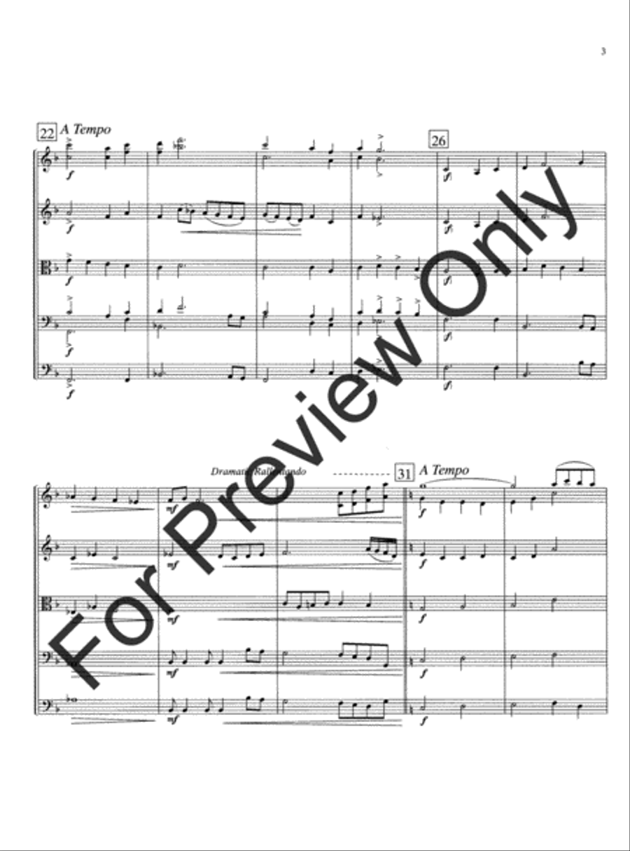 A Childhood Hymn (Score) String Orchestra scores gallery preview page 6