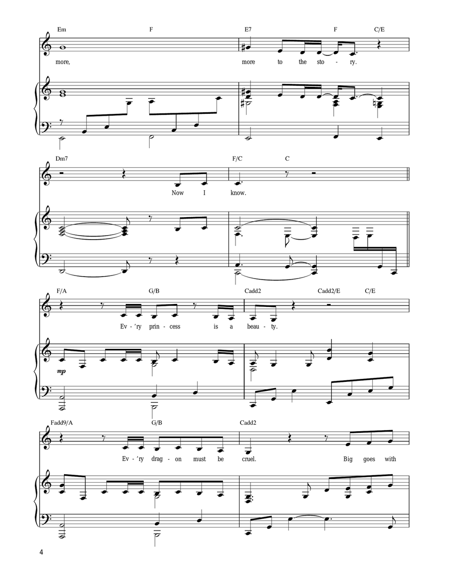More To The Story Piano, Vocal, Guitar scores gallery preview page 4