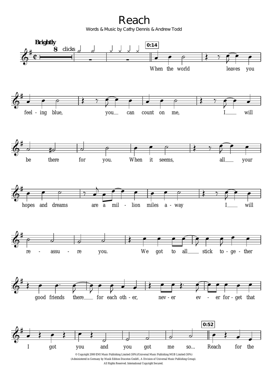 Reach Reach Recorder scores gallery preview page 1