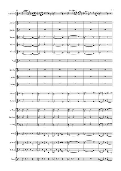 Sanctus (from Messe Solonelle de Saint Cecile) - Euphonium Solo & Brass Band image number null