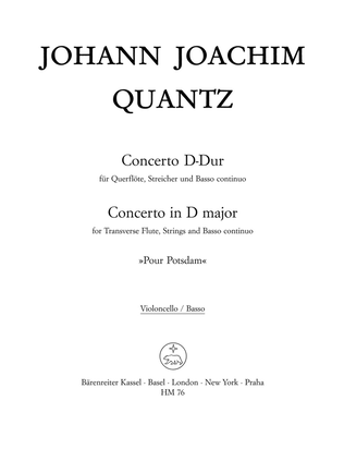 Book cover for Concerto "Pour Potsdam" D major