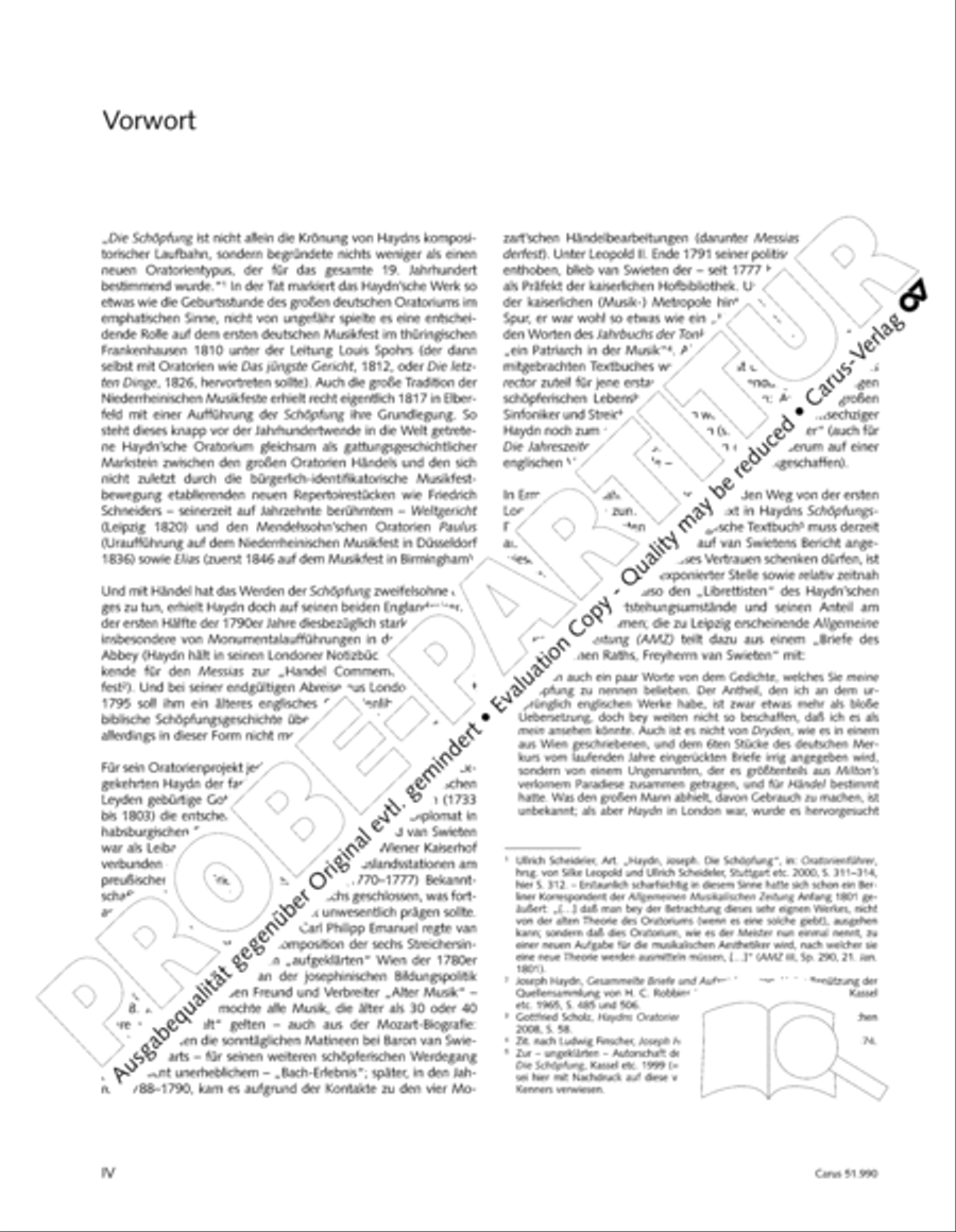 The Creation (Die Schopfung) 4-Part scores gallery preview page 5