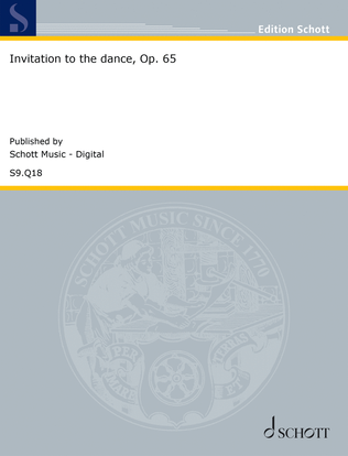 Book cover for Invitation to the dance, Op. 65