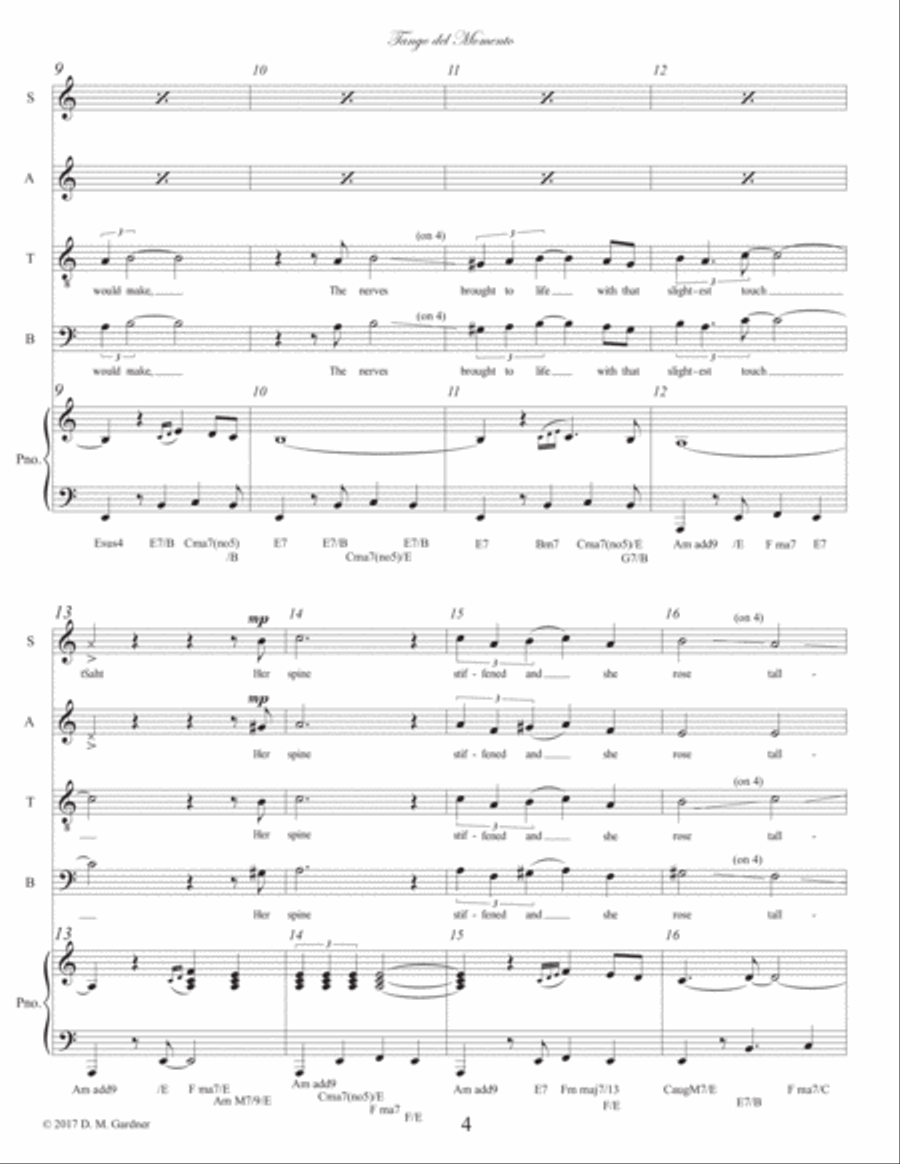 Tango del Momento 4-Part scores gallery preview page 4