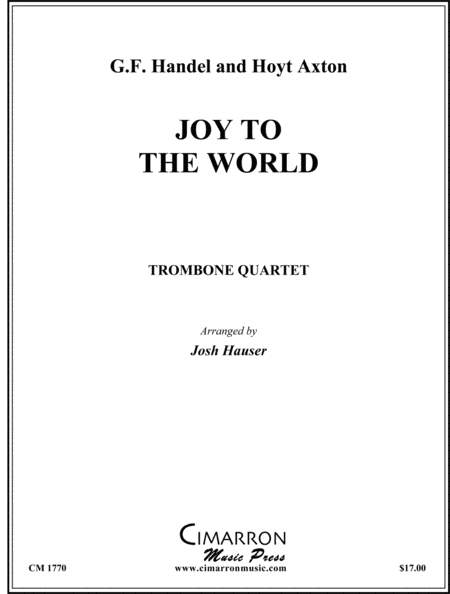 Joy to the World Trombone Quartet - Sheet Music