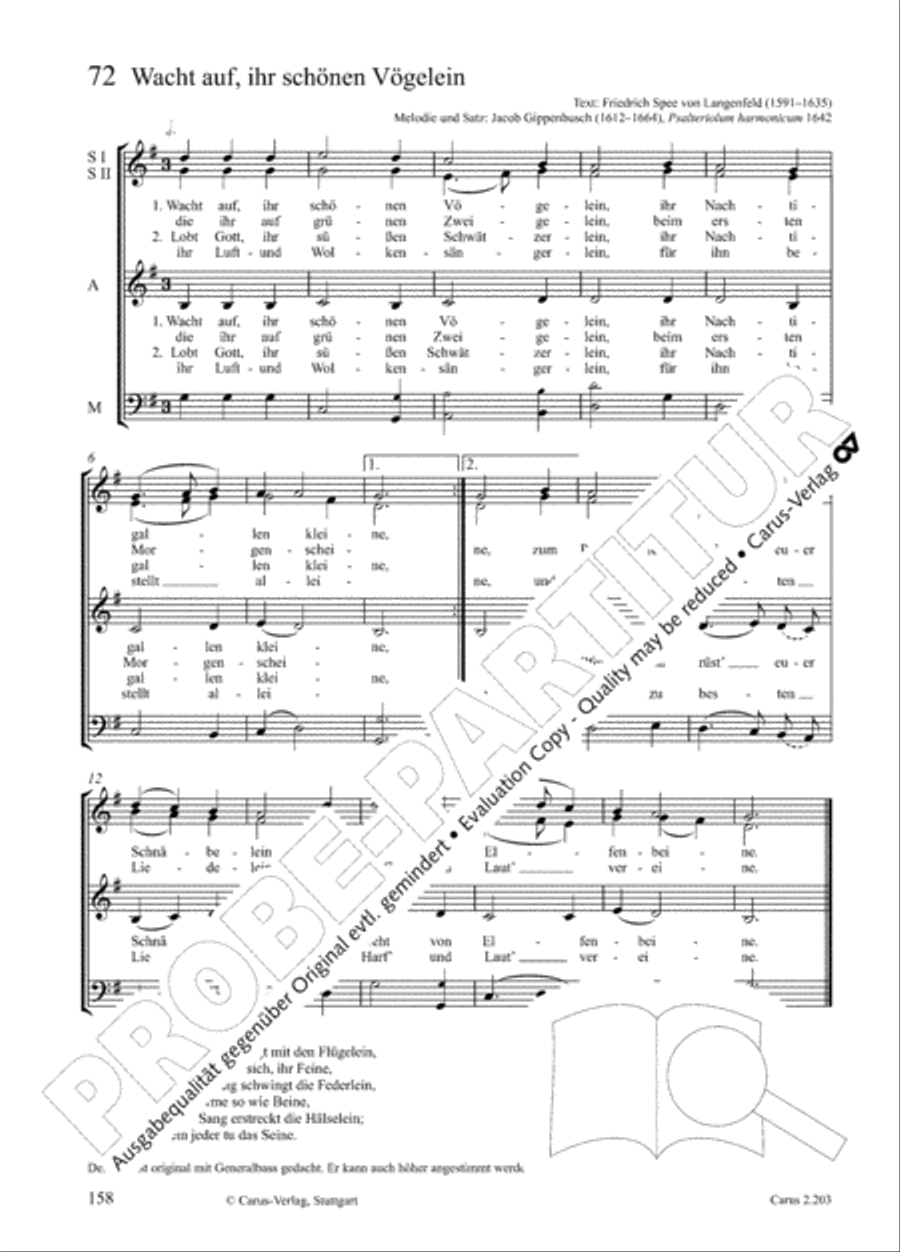 Loreley. Folk songs for choir (Loreley. Volkslieder fur Chor) Choir scores gallery preview page 161