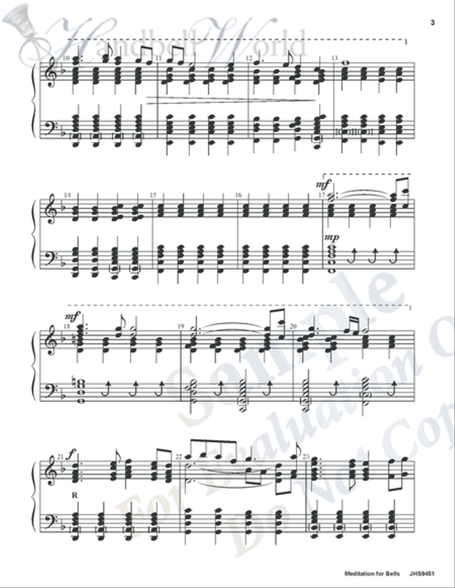 Meditation for Bells 5-Octaves scores gallery preview page 4
