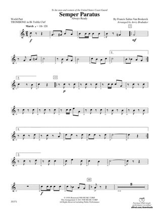 Semper Paratus: (wp) 1st B-flat Trombone T.C.