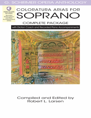Book cover for Coloratura Arias for Soprano – Complete Package