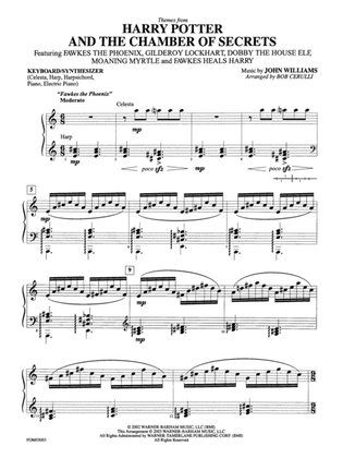 Harry Potter and the Chamber of Secrets, Themes from: Piano Accompaniment