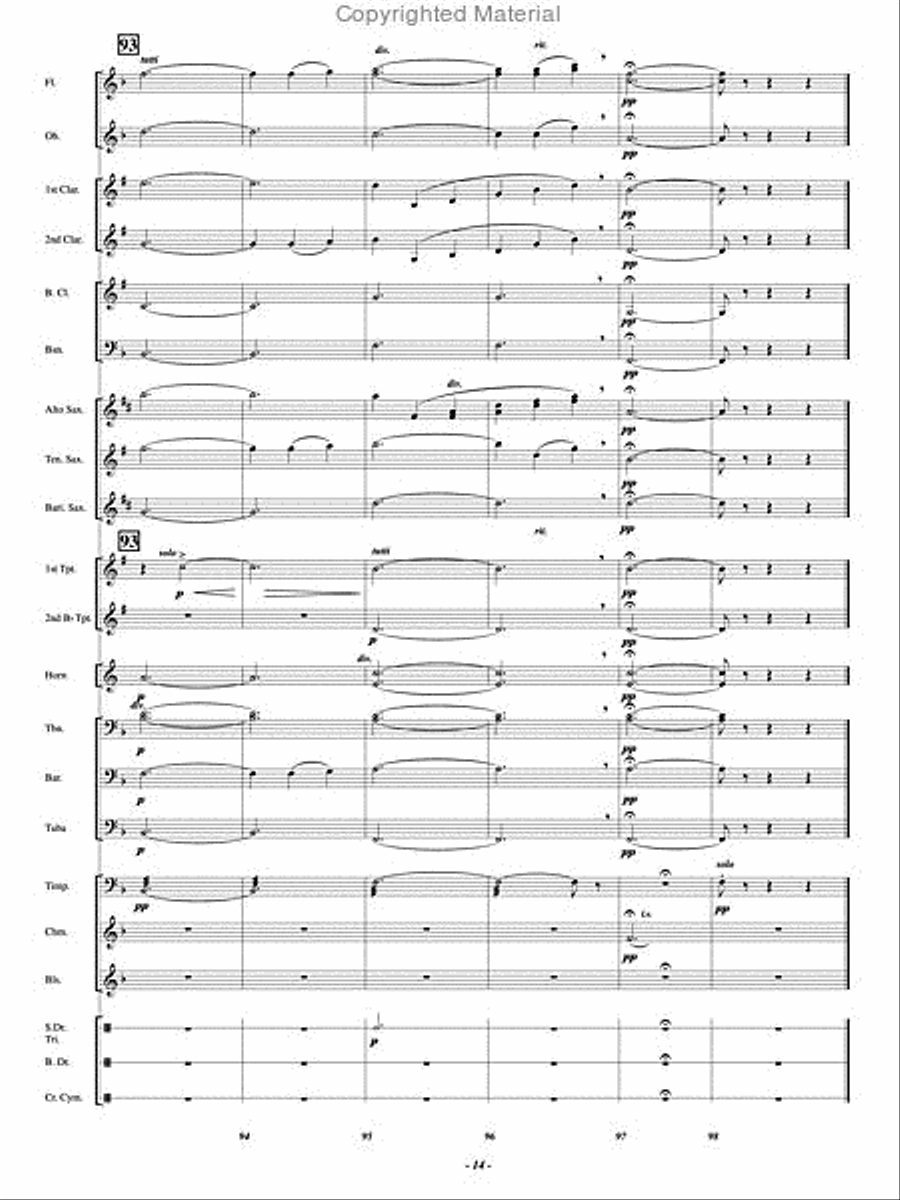 In The Garden In The Garden Concert Band scores gallery preview page 13