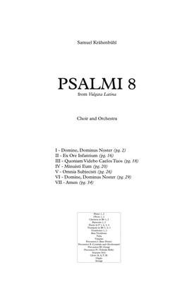 PSALMI 8 - for Choir and Orchestra