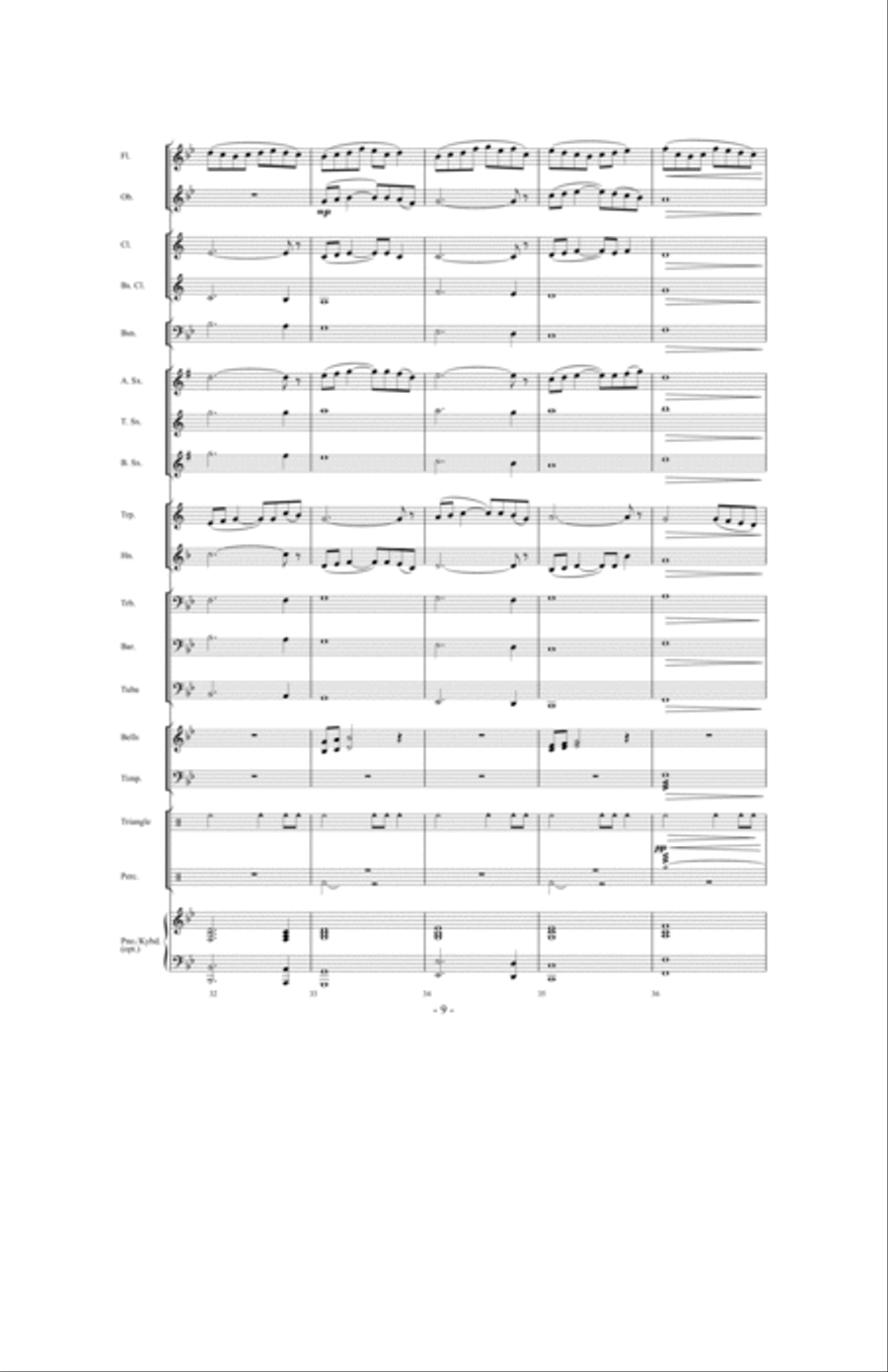 Eventide Eventide Concert Band scores gallery preview page 8