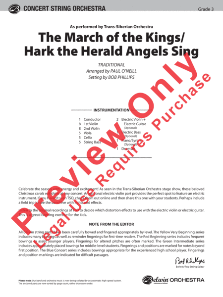 The March of the Kings / Hark the Herald Angels Sing image number null