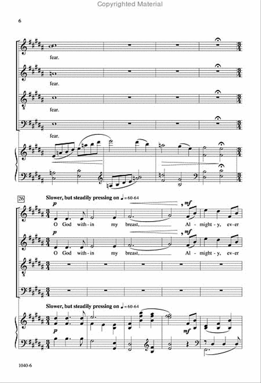 I See the Heaven's Glories Shine - SATB Octavo 4-Part scores gallery preview page 5