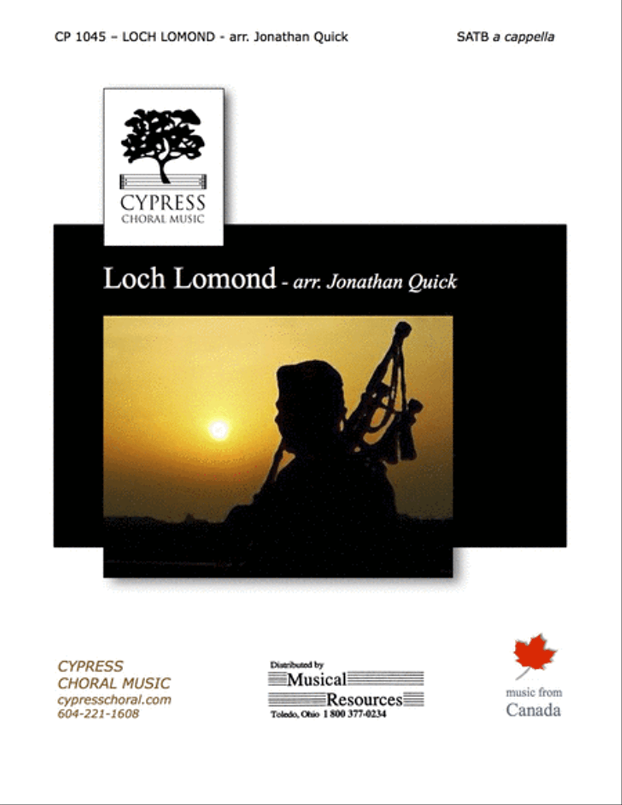 Loch Lomond 4-Part scores gallery preview page 1
