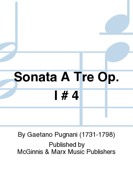 Sonata A Tre Op. I #4