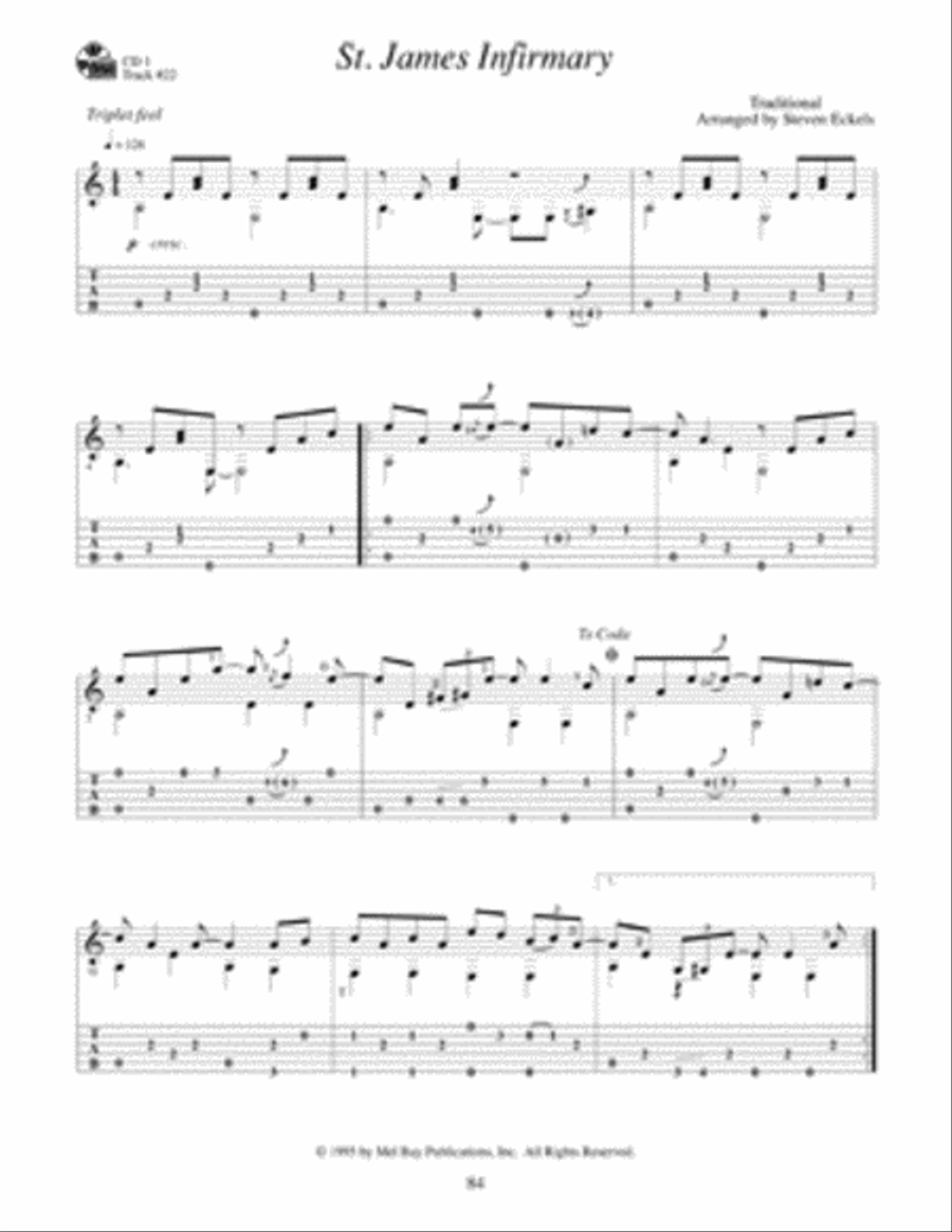 MBGU Fingerstyle Curriculum: Best Blues Solos Electric Guitar scores gallery preview page 3