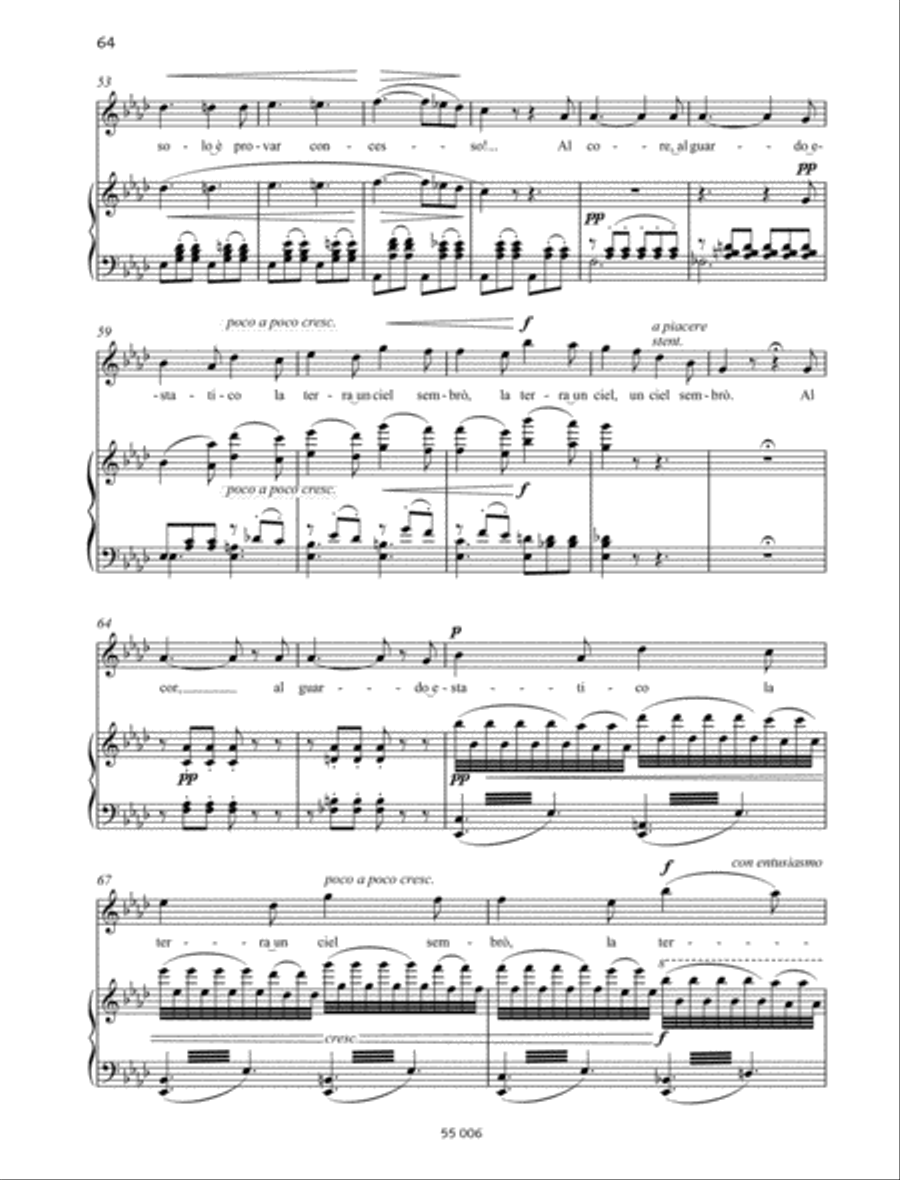 Tacea la notte placida Soprano Voice scores gallery preview page 4