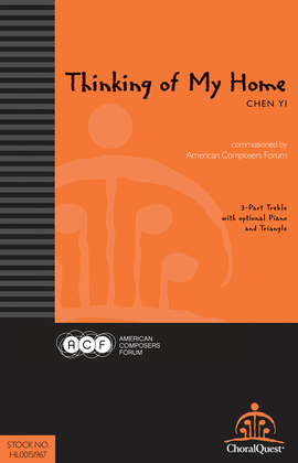 Book cover for Thinking of My Home