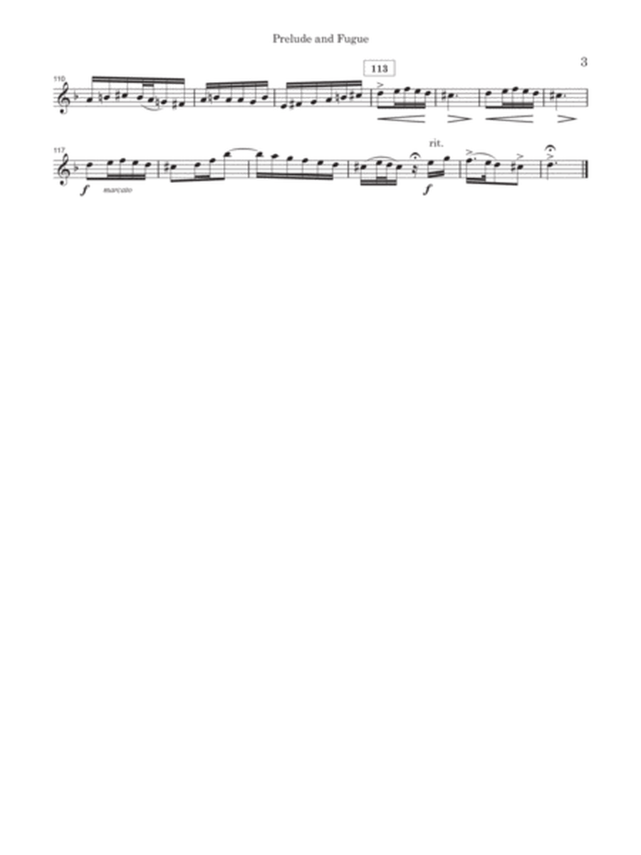 Prelude and Fugue for brass trio image number null