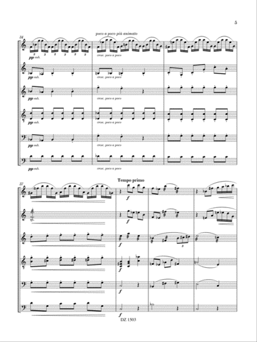 Renaissance dans les jardins de l’Alhambra Orchestra scores gallery preview page 5